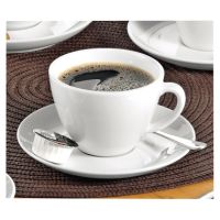Esmeyer Kaffeetasse Bistro 433-255 Untertasse weiß 6 Stück