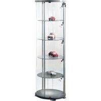 Kerkmann Vitrine 3762 54,5x180cm rund Glas 4Böden