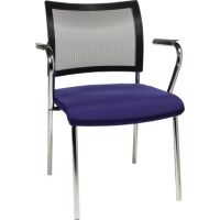 TOPSTAR Besucherstuhl Visit 10 NV29A G260 4Fuß m.Arml bl