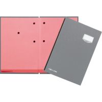 PAGNA Unterschriftenmappe de Luxe 24202-06 20Fächer Pappe grau