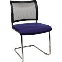 TOPSTAR Besucherstuhl Visit NV490 G260 Freischwinger 20 blau
