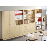 Hammerbacher Flügeltürenschrank V6100/3/3/SG 5OH ahorn/ahorn