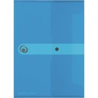 Herlitz Dokumententasche 11206687 DIN A4 PP transparent blau