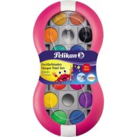 Pelikan Farbkasten Space+ 735 SP/12 724625 12Farben +Deckweiß magenta