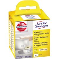 Avery Zweckform Etikett AS0722370 89x28mm 130 St./Rl. 2 Rl./Pack.