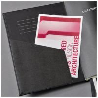 SIGEL Notizbuch Conceptum CO161 ca. DIN A5 194S kariert schwarz