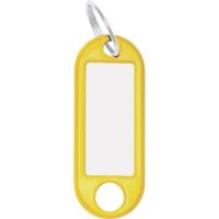 WEDO Schlüsselanhänger 262801805 mit Ring 18mm gelb 100 Stück