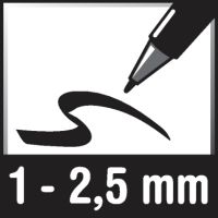 STAEDTLER Folienstift Lumocolor 314-9 1-2,5mm permanent schwarz