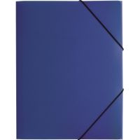 PAGNA Gummizugmappe 21613-07 DIN A4 PP 3Klappen blau