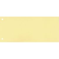 Trennstreifen 10,5x24cm Karton gelb 100 Stück