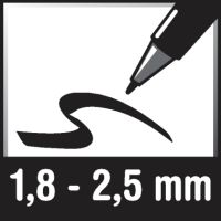 uni-ball Pigmentmarker uniPOSCA PC-5M 182501 1,8-2,5mm weiß