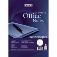 Landre Kanzleipapier 100050622 A3/A4 hf Rand liniert 250 Blatt