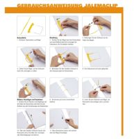 Jalema Abheftbügel Clipex 5721000 grün 100 Stück +Labels