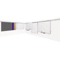 magnetoplan Wandschiene Senior 1M 1111579A aluminium