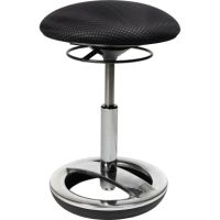 TOPSTAR Hocker Sitness Bob SU49BR0 Fuß chrom Bezug schwarz