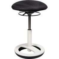 TOPSTAR Hocker Sitness Bob SU43BR0 Fuß weiß Bezug schwarz