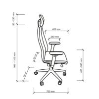 Hammerbacher Bürodrehstuhl Premium VSDP1/D schwarz