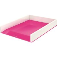 Leitz Briefkorb WOW 53611023 DIN A4 PS weiß/pink