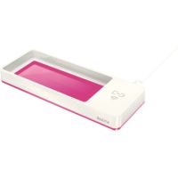 Leitz Stifteschale WOW 53651023 Induktionsladegerät weiß/pink