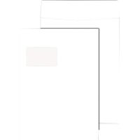 MAILmedia Faltentasche 30021152 229x324x40mm mit Fenster Haftklebung weiß 100 Stück