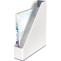 Leitz Stehsammler WOW 53621001 DIN A4 PS weiß/grau