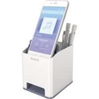Leitz Stifteköcher WOW 53631001 weiß/grau