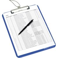 Herlitz Klemmbrett 11226396 DIN A4 PS opak blau