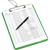 Herlitz Klemmbrett 11226610 DIN A4 PS opak apfel