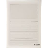 Exacompta Sichtmappen/50110E DIN A4 weiß Inh.100