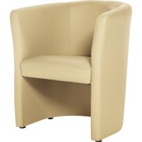 Sessel Kunstleder 690x770x630mm beige