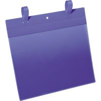 DURABLE Logistiktasche 175107 Lasche A4 quer d.bl 50 Stück