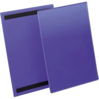 DURABLE Kennzeichnungstasche 174407 A4 magn. d.bl 50 Stück