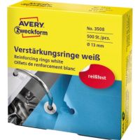 Avery Zweckform Lochverstärkungs- ring 3508 weiß 500 Stück