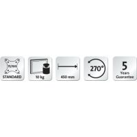 NOVUS Schwenkarm 964+0119+000 TSS Tragarm s/schwarz