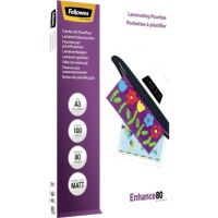 Fellowes Laminierfolie Enhance 80 5452003 DIN A3 transparent 100 Stück