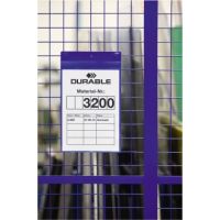 DURABLE Magnettasche 174707 A4 hoch d.bl 10 Stück