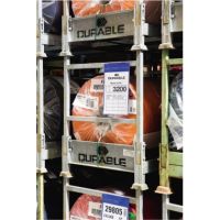 DURABLE Magnettasche 174707 A4 hoch d.bl 10 Stück