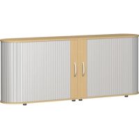 Geramöbel Rollladenschrank Flex S-382104-SB 2OH 200x80x40cm bu/si