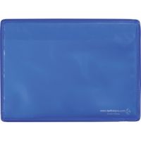 Tarifold Kennzeichnungshülle 166241 A5 quer PVC blau 10 Stück