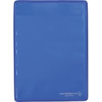 Tarifold Kennzeichnungshülle 166201 A5 hoch PVC blau 10 Stück