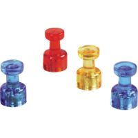 magnetoplan Magnet Memohalter 1666144 gelb 4 Stück