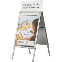 magnetoplan Kundenstopper SP 00016 66,1x119cm DIN A1 silber