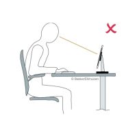 BakkerElkhuizen Laptophalter Ergo-Q 330 17Zoll silber/schwarz