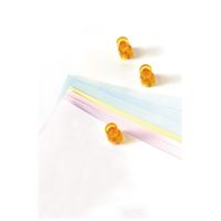 magnetoplan Magnet Memohalter 1666144 gelb 4 Stück