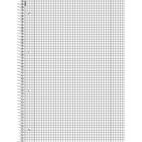 BRUNNEN Collegeblock 1067928133 DIN A4 80 Blatt kariert azur
