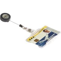 DURABLE Namenschild 801119 54x85mm mit Metallclip 10 Stück