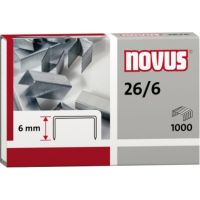 NOVUS Heftklammer 26/6 040-0056 verzinkt 1.000 Stück