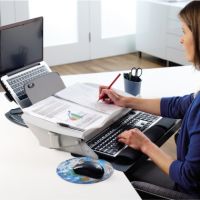 Fellowes Dokumentenhalter Easy Glide 8210001 schwarz