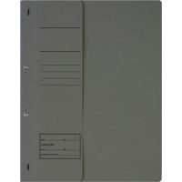Ösenhefter DIN A4 250g kfm. Heftung Karton halber Vorderdeckel grau