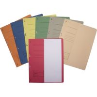 Ösenhefter DIN A4 250g kfm. Heftung Karton halber Vorderdeckel grau